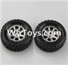 Wltoys A979-B A969-01 Official Left Wheel(2pcs) For Wltoys A979-B Rc Car Parts,High speed 1:18 Scale 4wd,2.4G A979-B rc racing car Parts,On Road Drift Racing Truck Car Parts